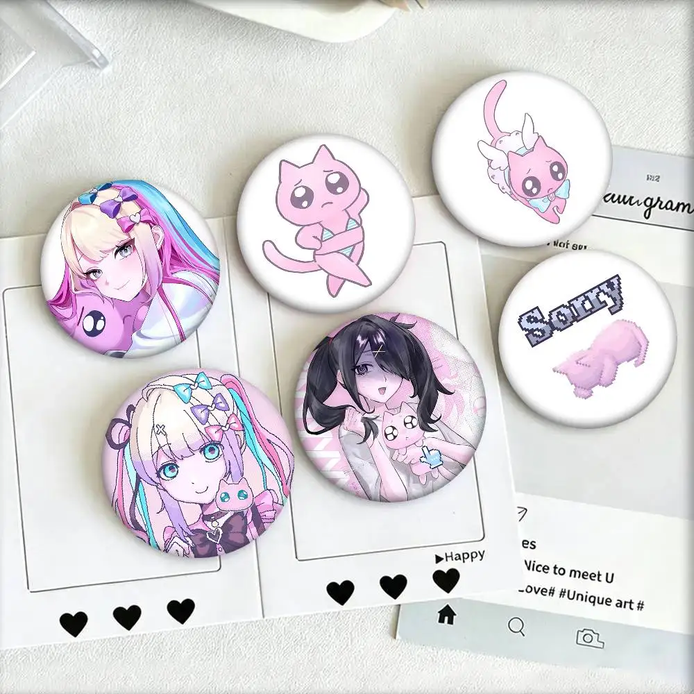 Needy Girl Overload Love Forever Cat Round Badges Can Be Used To Decorate Clothes And Backpack Pins