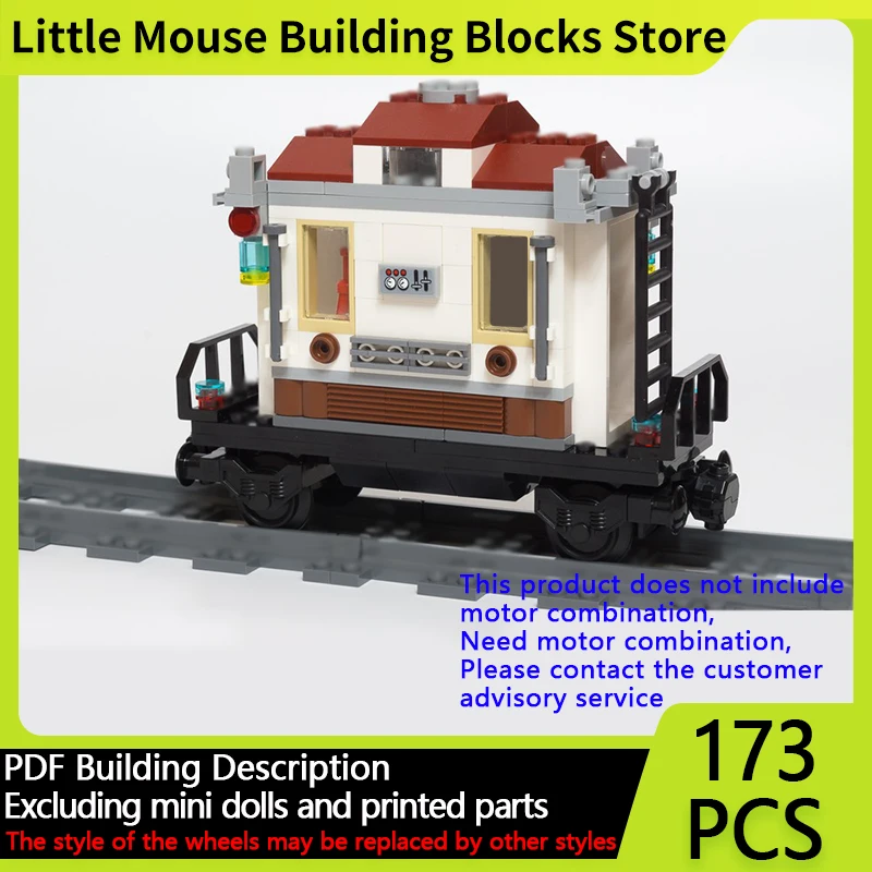 

Модель городской автомобиль MOC, строительные кирпичи, винтажный пассажирский поезд, кабои, модульная технология, детские праздничные подарки, сборные игрушки, костюм