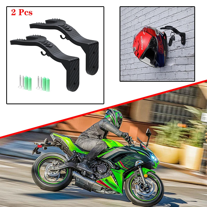 

Motorcycle Helmet Hook Racks Multipurpose Hook Wall Mount Hooks For KAWASAKI Z900 Z1000 Z750 Z650 Z 800 NINJA 650 NINJA1000SX