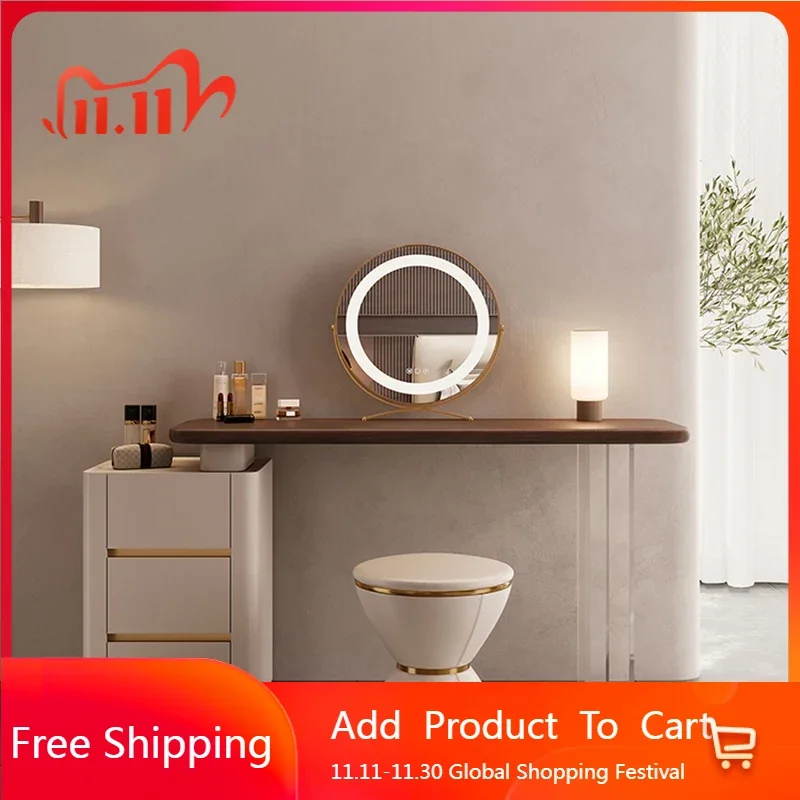 

Итальянский минималистичный туалетный столик, ящик для спальни, туалетный столик для хранения для девочек, туалетный столик для макияжа, мебель Penteadeira Para Quarto