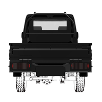 GET! RC Car Body Shell Truck Bodyshell for 1/16 WPL D12 WL01 LD1297 RC Car Upgrade Parts Spare Accessories Black