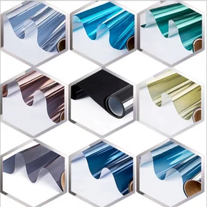 Isolation film, solar reflective mirror color, Christmas Stickers, Privacy, 99% UV CUT VINYL 8 Main Sales Pelicule Fake Mirror - №4