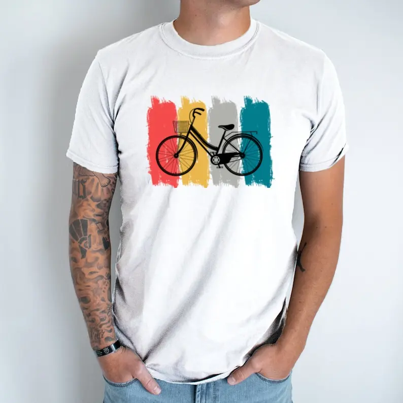 Cycologist Bicycle Lover Shirts Bicycle Gift Ideas Men Summer Short Sleeves Retro Cycle Unisex T-shirt Cotton Shirts DTG Printed