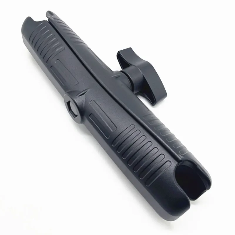 ذراع بمقبس مزدوج من الألومنيوم مقاس 12.99 بوصة مع صامولة مربى - مقاس D طويل للكرة مقاس 2.25 بوصة