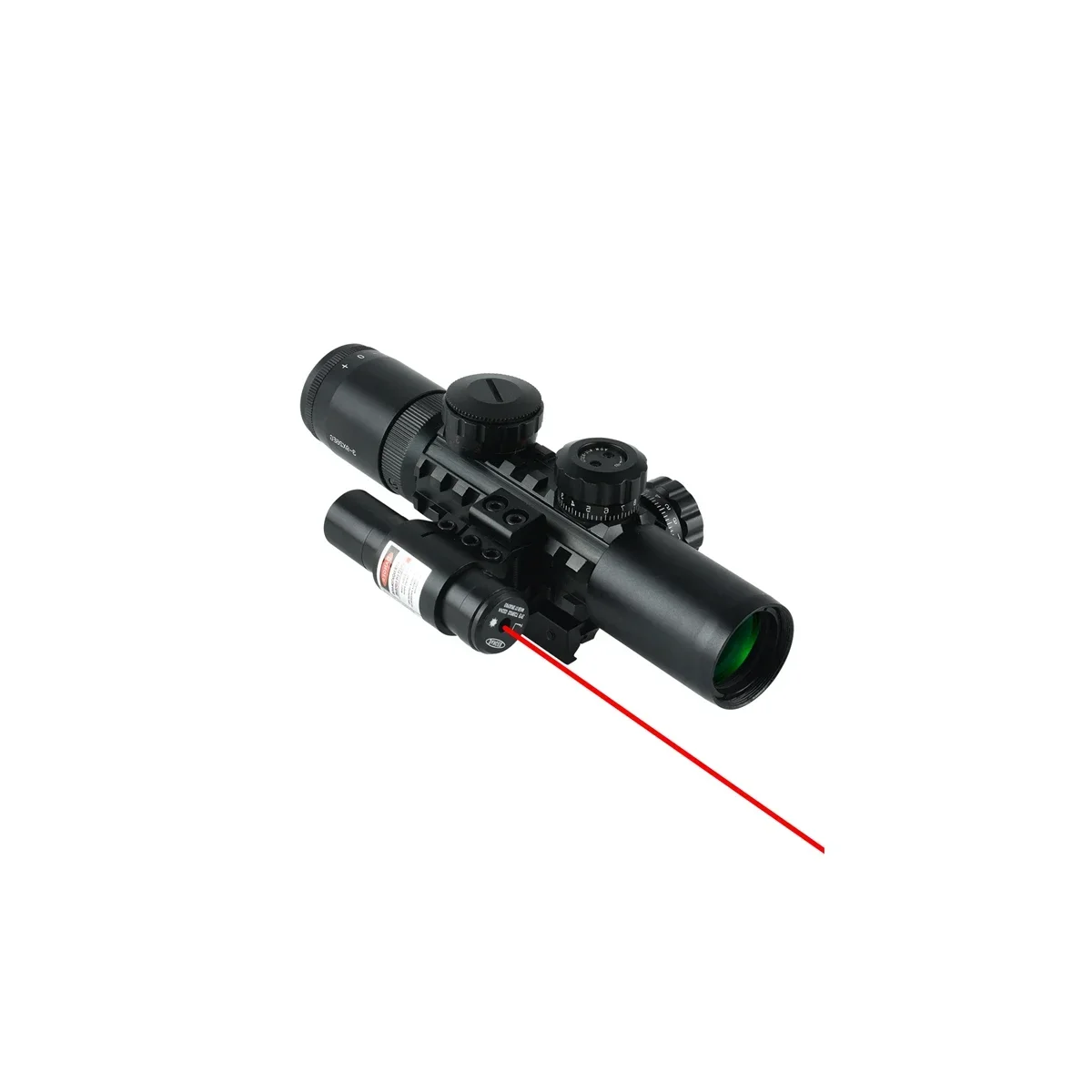 3-9x26E Rifle Scope Green Red Illuminated Hunting Scopes Zoom Spotting Scope ED Lens Powerful Monocular Telescope