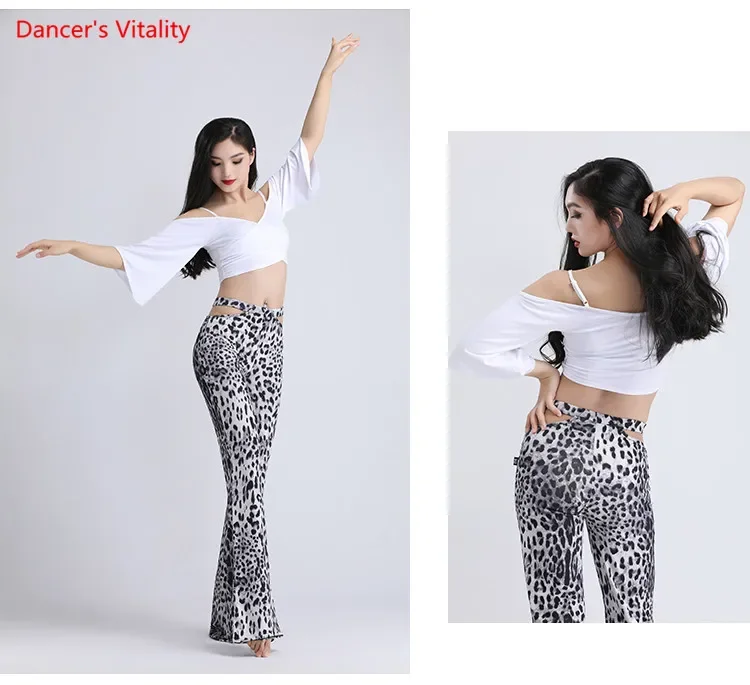 Taniec brzucha Nowa kobieca elegancka najlepsza odzież do ćwiczeń Garnitur Letnia orientalna odzież taneczna Seksowne spodnie do występów zawodowych