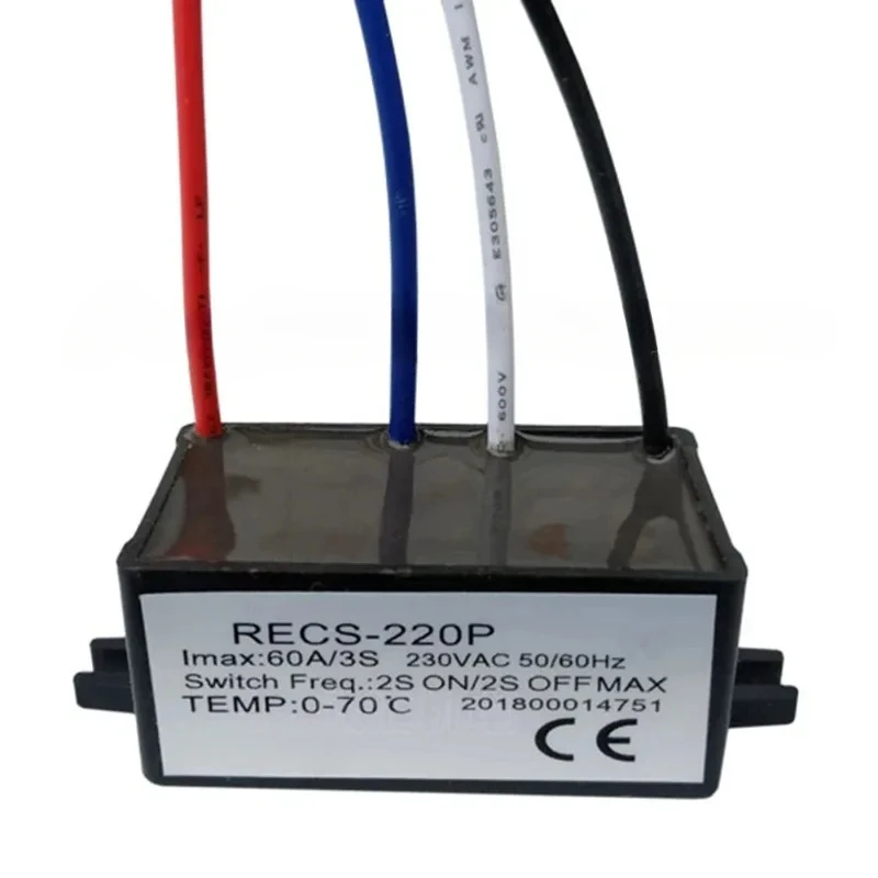 RECS-205P RECS-220P RECS-240P 30A 60A 120A 220V Electronic Centrifugal Switch Single-phase Motor Intelligent Starter