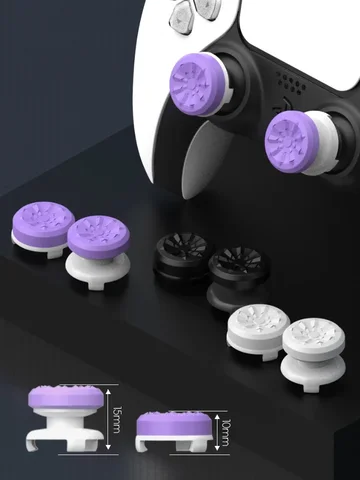 DATA FROG High-Rise Performance Freeks for PS4 PS5 Galaxy Joystick Compatible with 8BitDo Ultimate Controller Stick