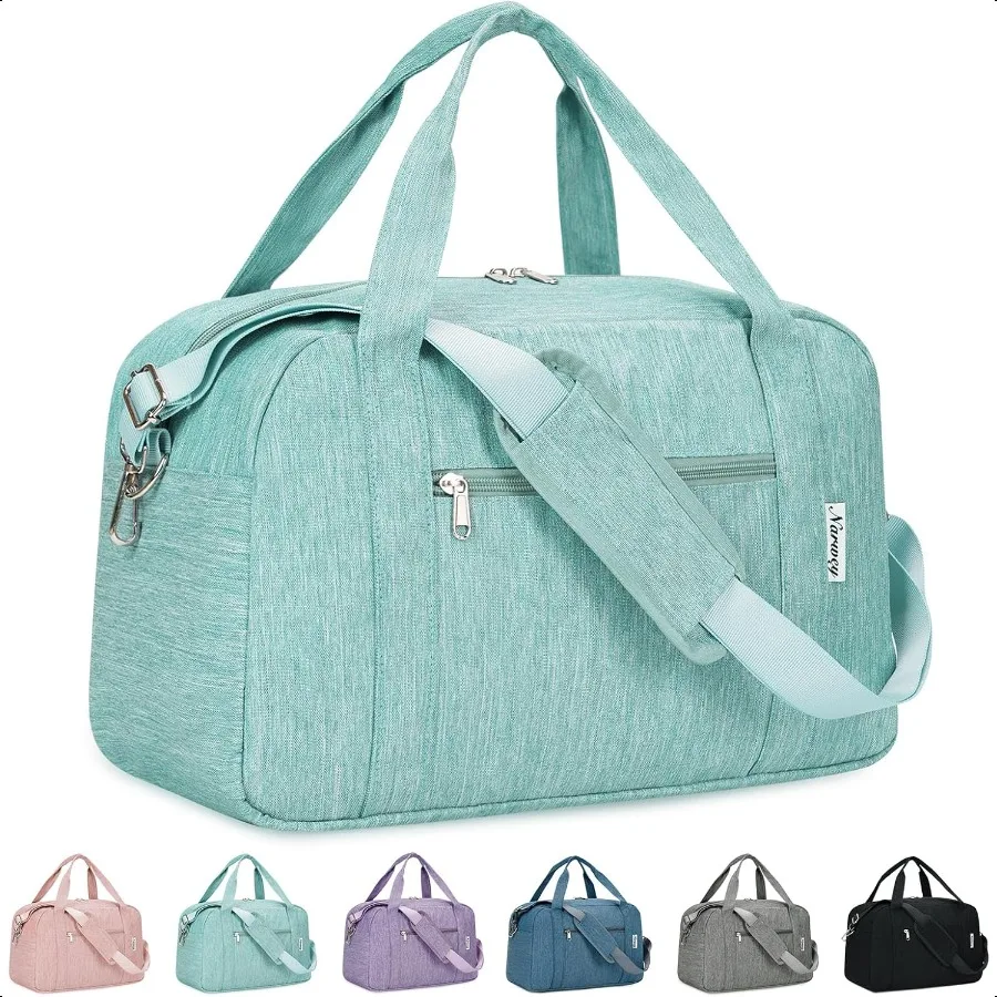 

18 Carry on Bag Underseat for Airplane with Wet Pocket Spirit Airlines Personal Item Bag Travel Duffel Bag Small Gym Bag Weeken