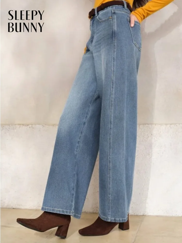 Jeans de Pierna Recta para Mujer, Estilo Americano Vintage, Corte Holgado, Ajustado, Pantalones de Mezclilla Cortos, Ropa Casual Diaria, Estilo Urbano