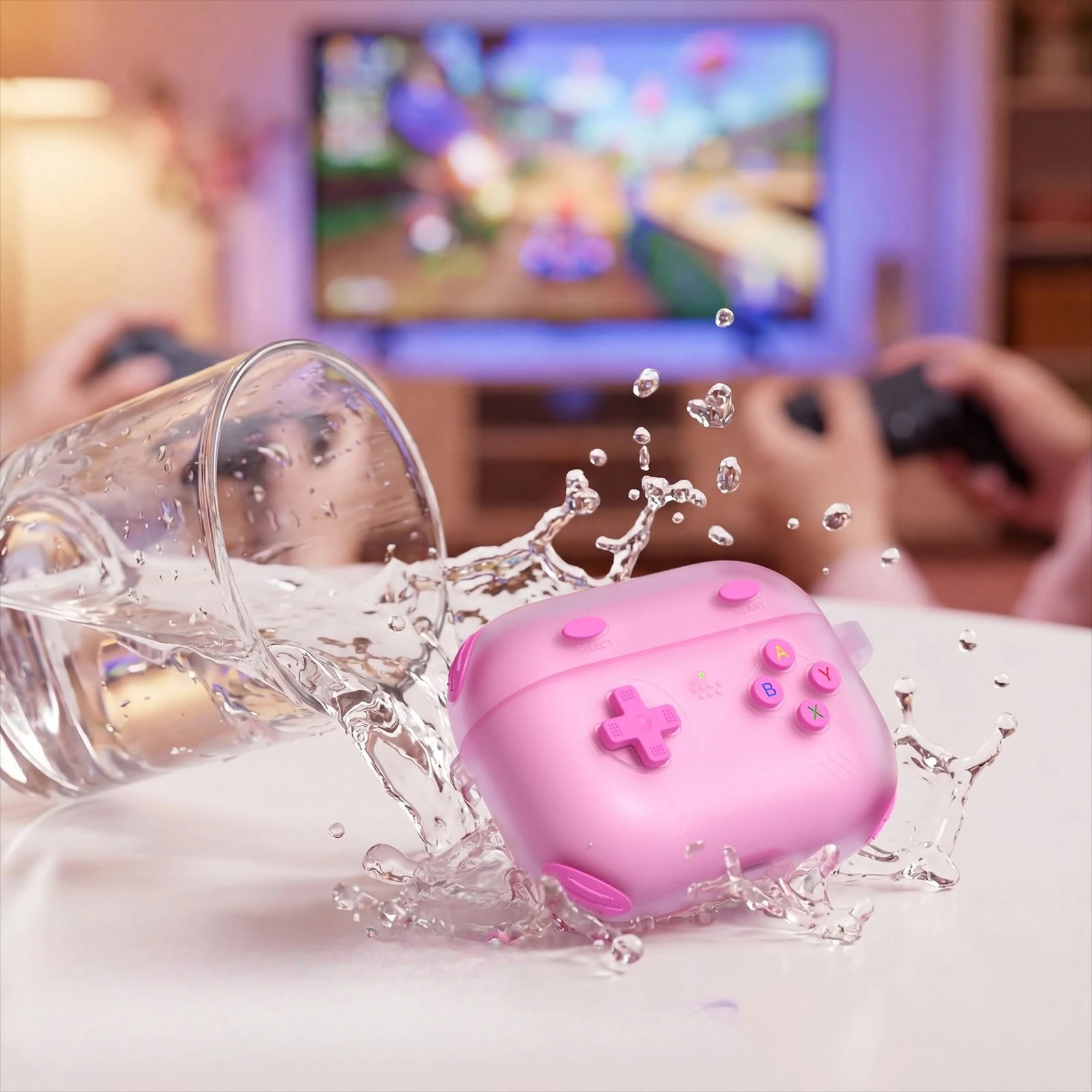 New Translucent Soft Case for AirPods Pro 3 Case Cover Game Console Design Case 3D Game Controller Skins for AirPod Pro 3 Case