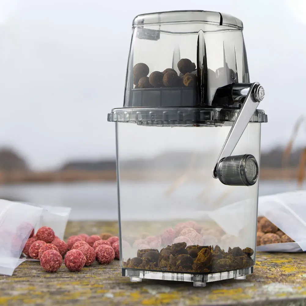 Manual Fishing Lures Crusher Multi-function Manual Ice Crusher Carp Baits Grinder Box with Stainless Steel Blades Fishing Tools view 4