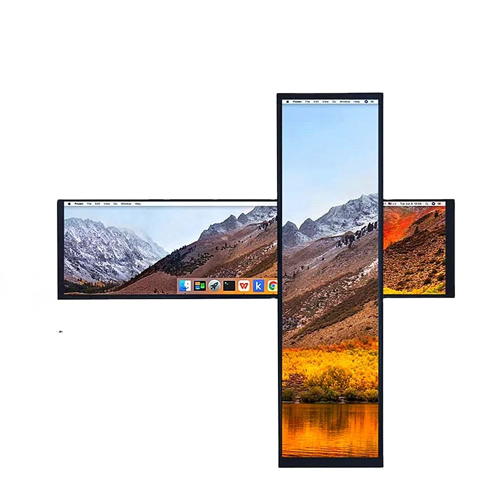 

HXXK TOUCH Ultra Wide Commercial Digital Signage Monitor Hot Sale Touch LCD Stretched Bar Display for Elevators Retail Stores