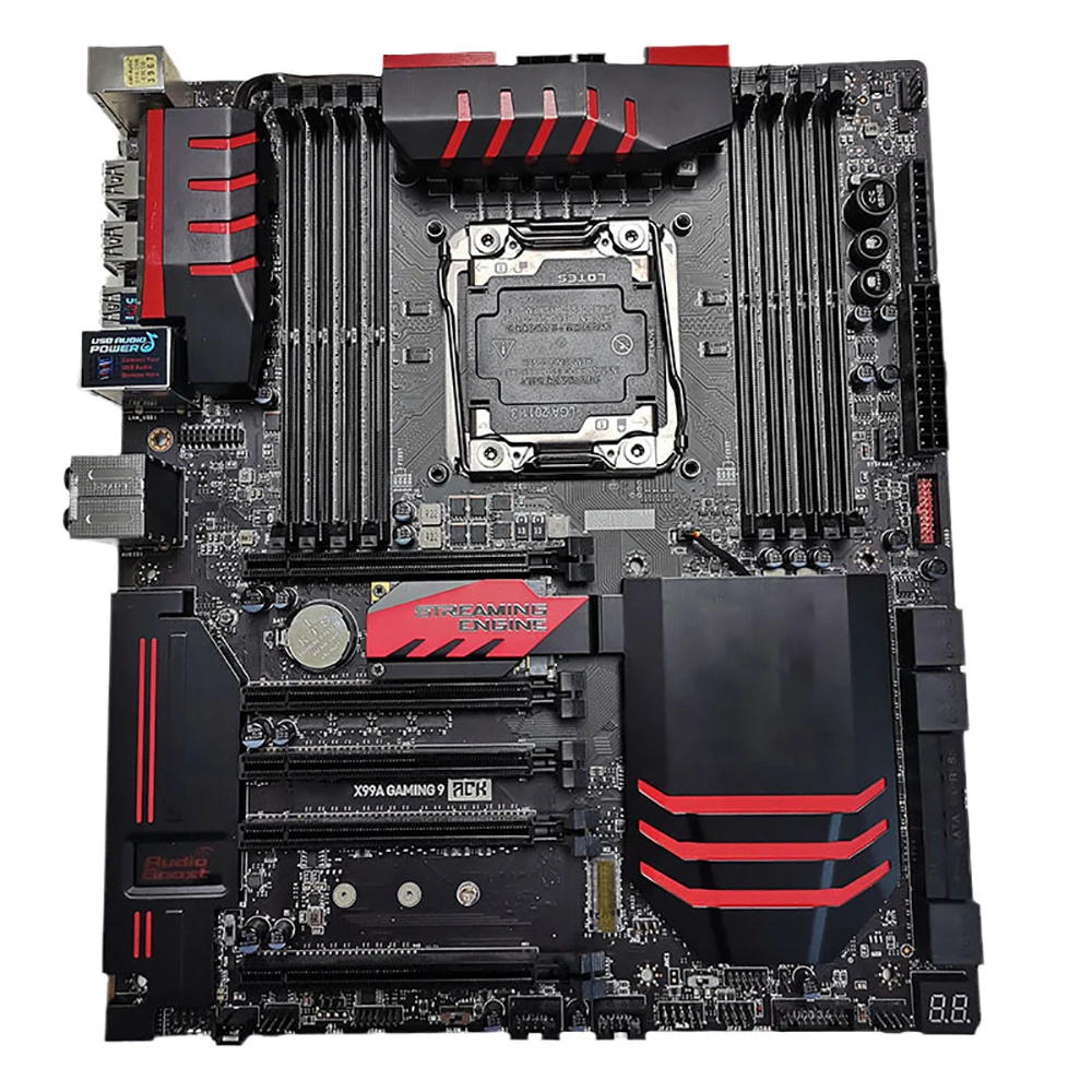 Imagem -05 - Desktop Motherboard X99a Gaming Funciona Perfeitamente E-atx Lga2011-v3 Ddr4 128g Sata3 M.2 Usb 3.0 3.1 Alta Qualidade pc