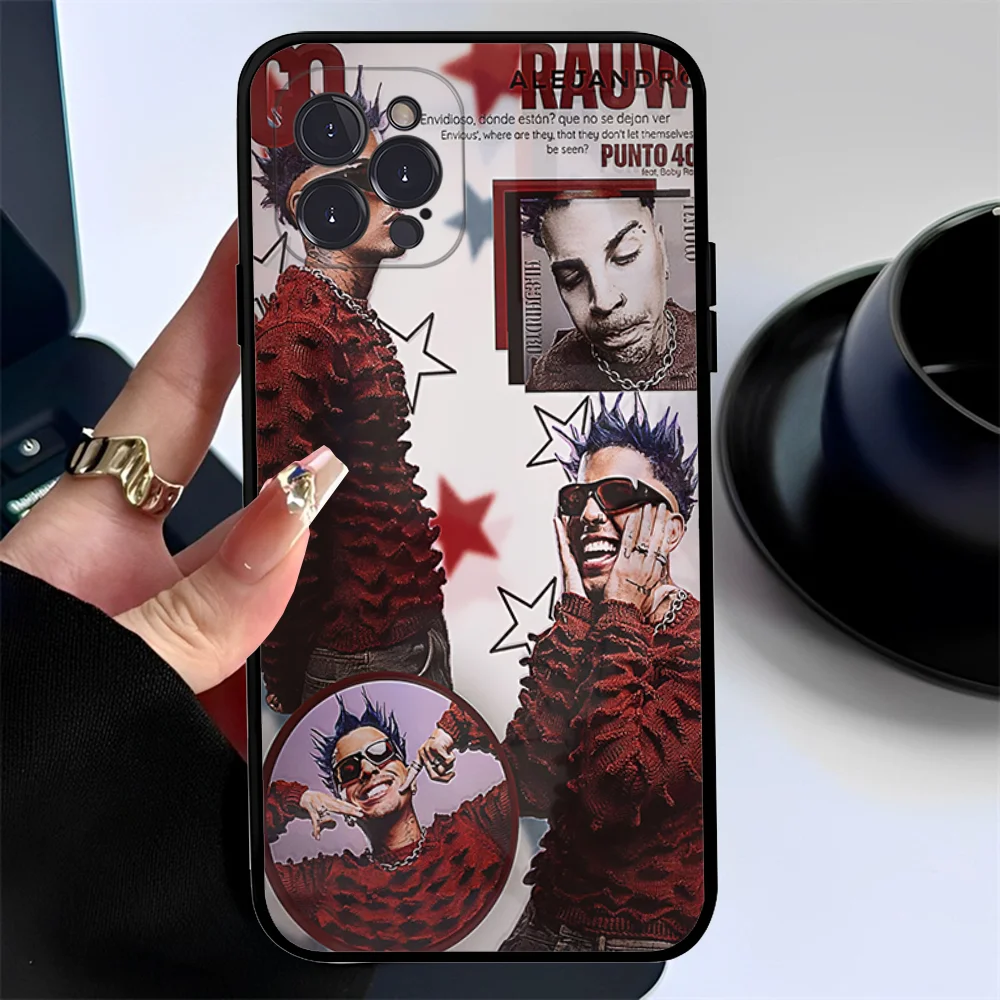 Rauw Alejandro P-Playa S-Saturno  Phone Case For iPhone 15 14 11 12 13 Mini Pro XS Max Cover 6 7 8 Plus X XR SE 2020 Funda Shell