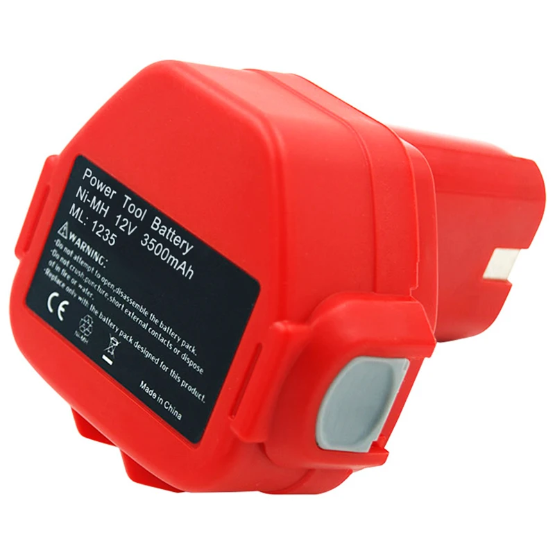 PA12 1220 1233 1234 1235 12V 3500mAh Ni-MH Rechargeable Battery for Makita Screwdriver 6270D 6271D 6227D 6317D 8270D 1050D 4013D