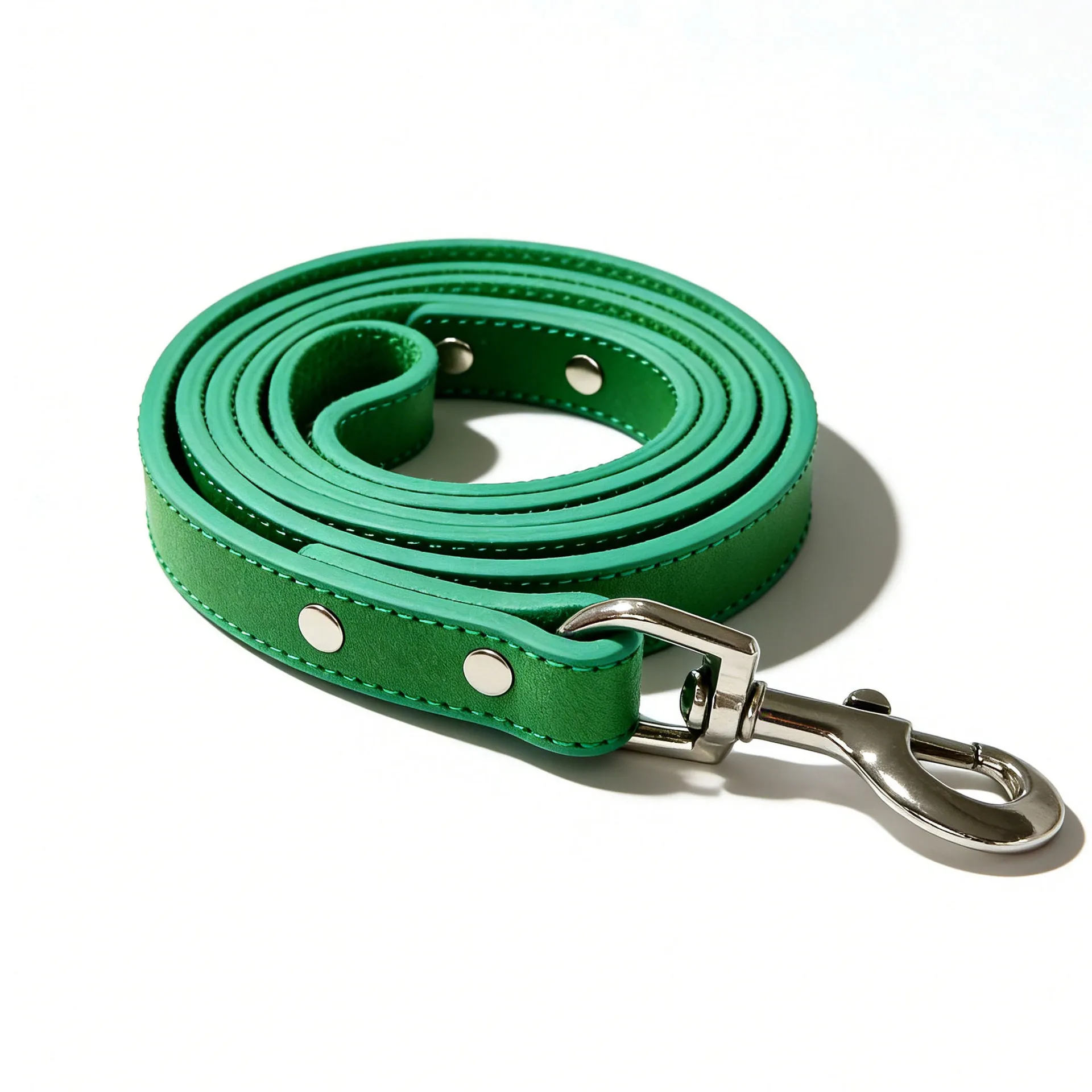 Genuine Leather Dog Leash Full Grain Leather Heavy Duty Pet Leash for for Daily Walking Training Multiple Colors Available view 5