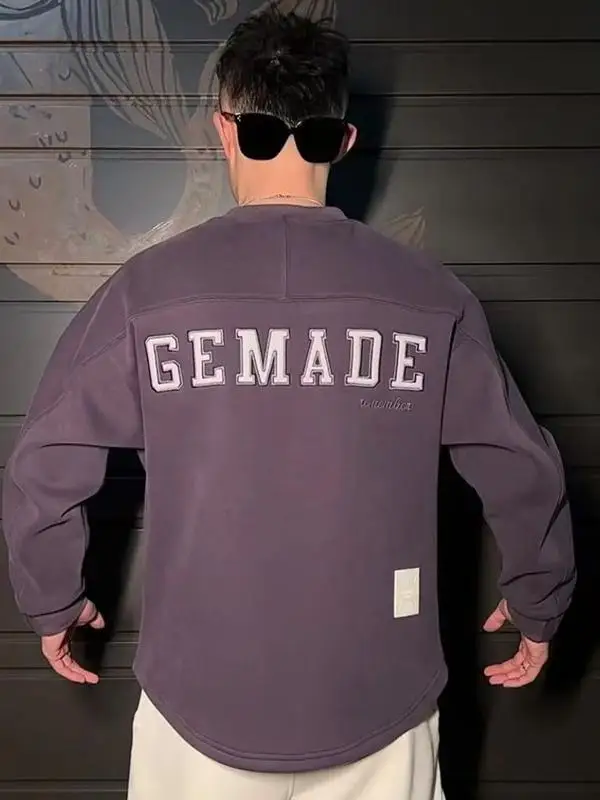 

Мужская зимняя толстовка с капюшоном на флисовой подкладке, утепленная, легкая, повседневная, свободного кроя, комфортная, из смесового хлопка, с круглым вырезом