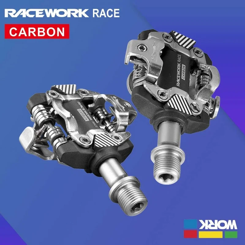 

RACEWORK DEORE M8100 Сверхлегкая педаль с замком для горного велосипеда, самоблокирующаяся педаль с фиксирующимся зажимом SH-51, детали для гоночного велоспорта