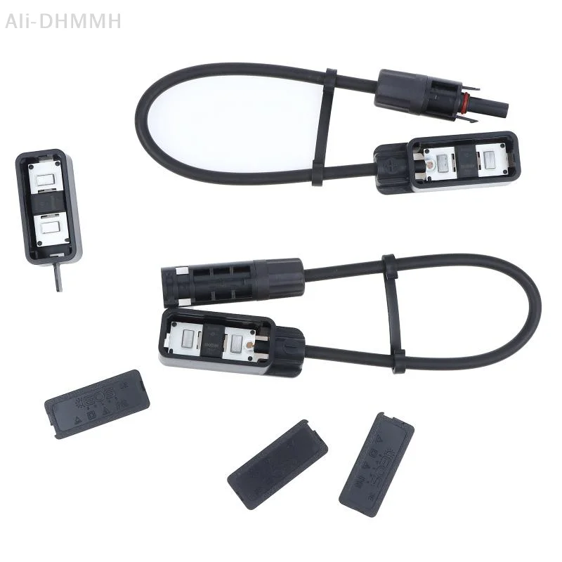 ZLinKJ 30A 1500V Solar Panel Connector Box UV Proof Adaptor Cable for Farm Off Grid Solar Power System Construction