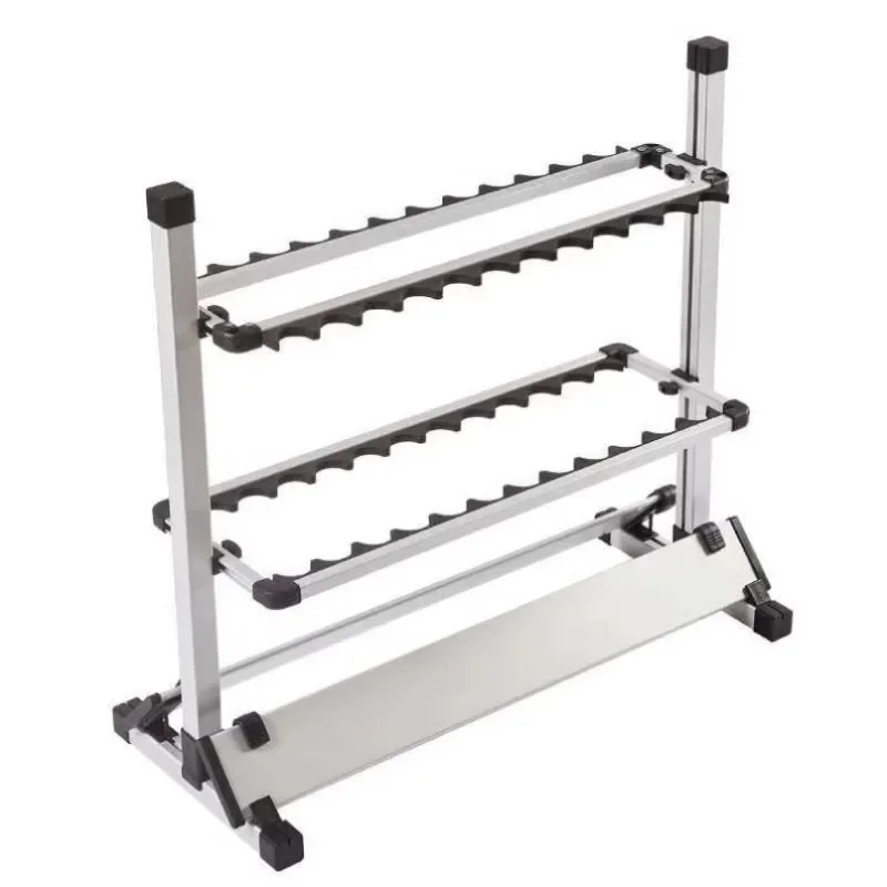 

Lightweight Aluminum 12 Hole 24 Hole Fishing Display Stand Storage Rack