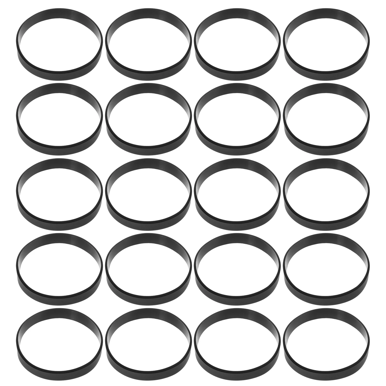 

50pcs Green Silicone Bracelets Comfortable Elastic Wristbands Wristbands For Women Men for Party Gifts Bulk Bands Men Women