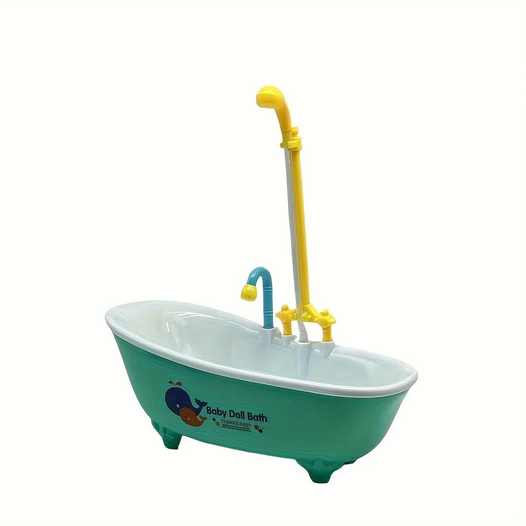 Pet Bath Tub for Bird Parrot, Automatic Bathtub, Bird Shower Bathing Tub Shower Feeder Bowl with Random Color Accessories