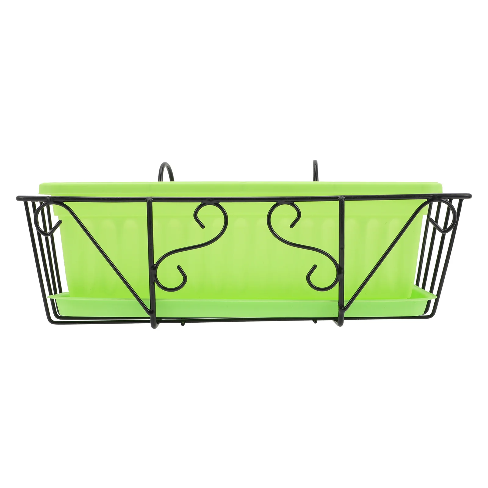 1 مجموعة مستطيلة تعليق اناء للزهور سميكة معلقة زراعة وعاء مكافحة الضغط دائم الخضار زراعة الحاويات شرفة