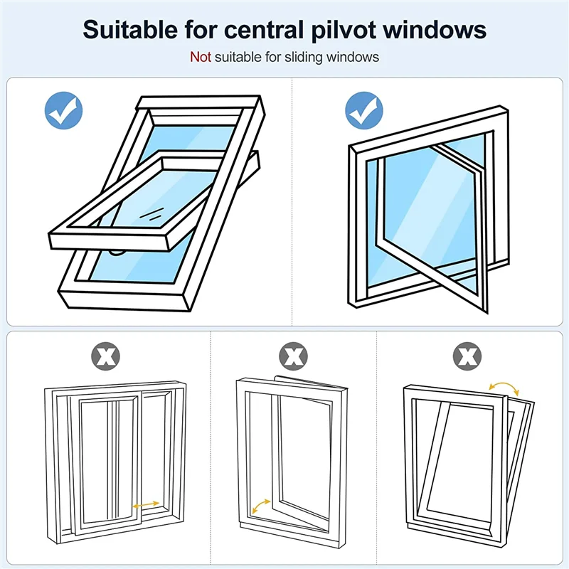 AT16 Roof Window Air Conditioning , White and Waterproof Window for Mobile Air Conditioners (230 Cm )