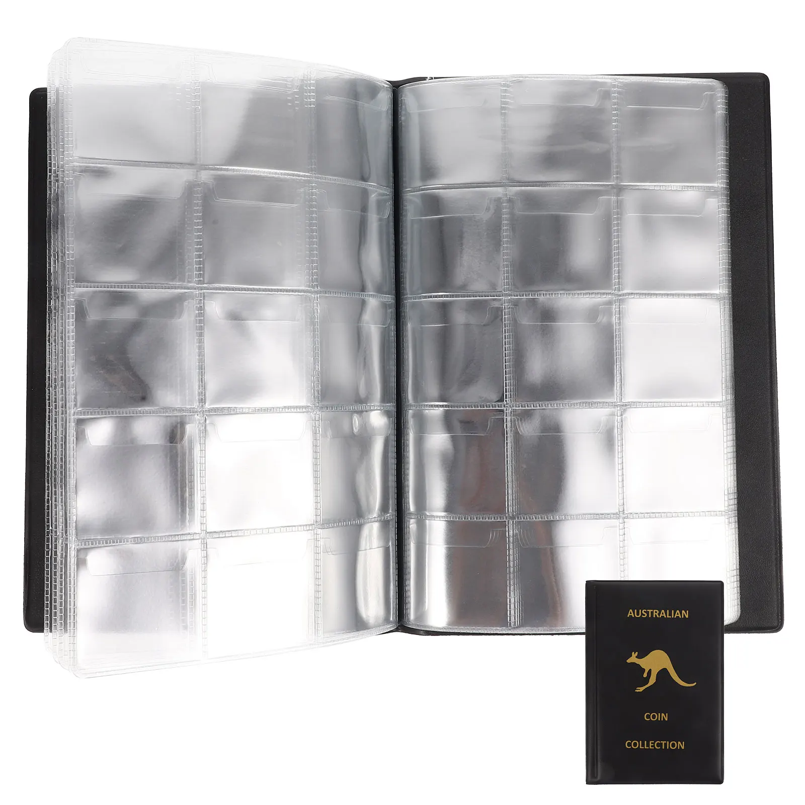 

Badge Holder Coin Collector Book Collecting Stamp Token Collection Imitation Money