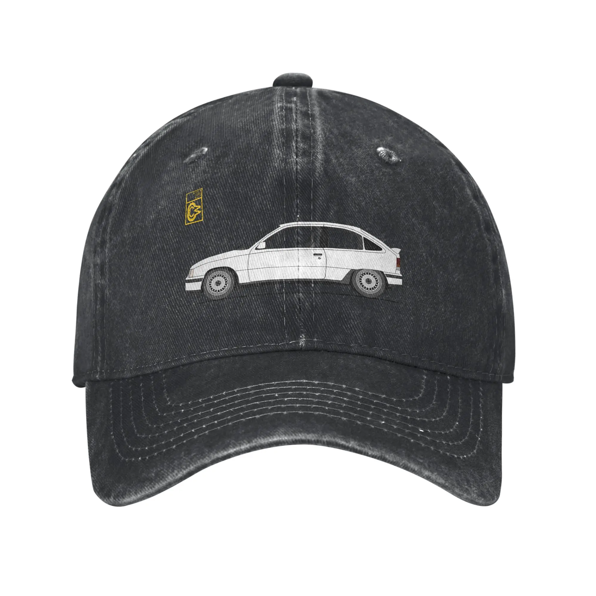 Opel gsi kadett yellow logo Fashion Baseball Cap  Washable Men's Summer Cap  City Wandering Men's Summer Cap