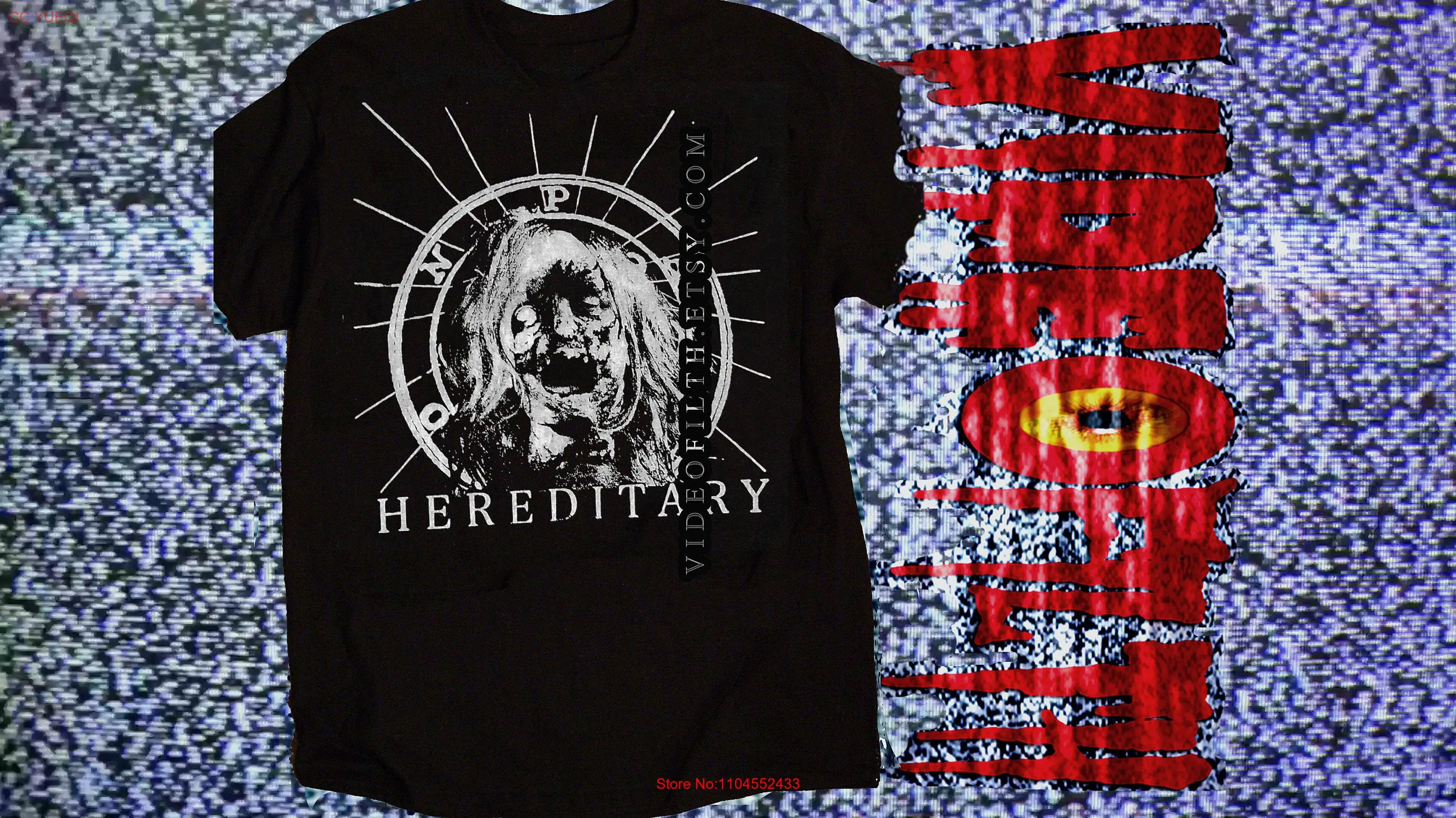 Hereditary ONE SIDED Pre Shrunk Cotton T Shirt Ari Aster A24 folk horror demonology long or short sleeves