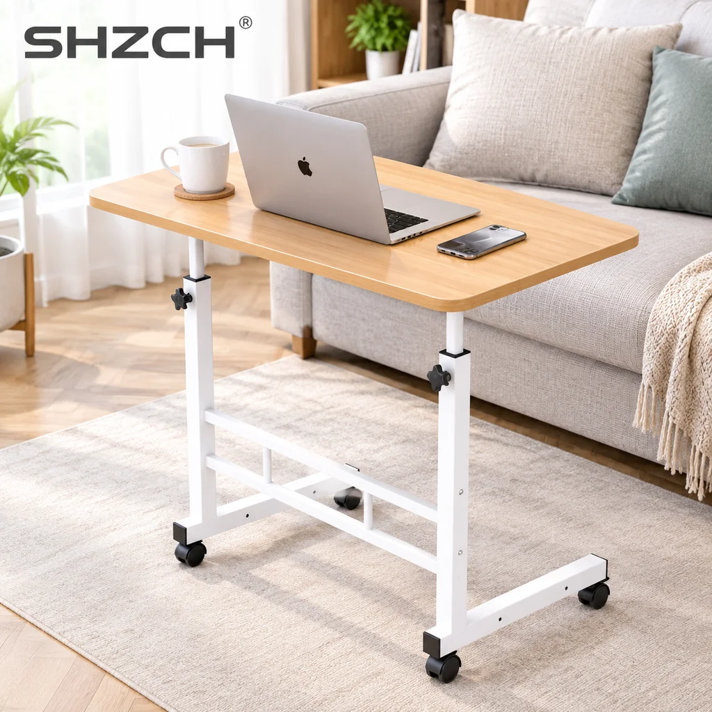 Adjustable TV Tray Table Comfortable Laptop Table dinners for Eating TV Dinner Tray on Bed Sofa for Eating Reading 60x40cm compu