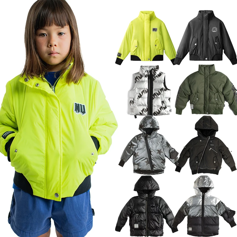 

Autumn and Winter Children Warm Down Jacket Boys and Girls' Short, Medium, and Long Warm Jackets Kids Cotton Clothing