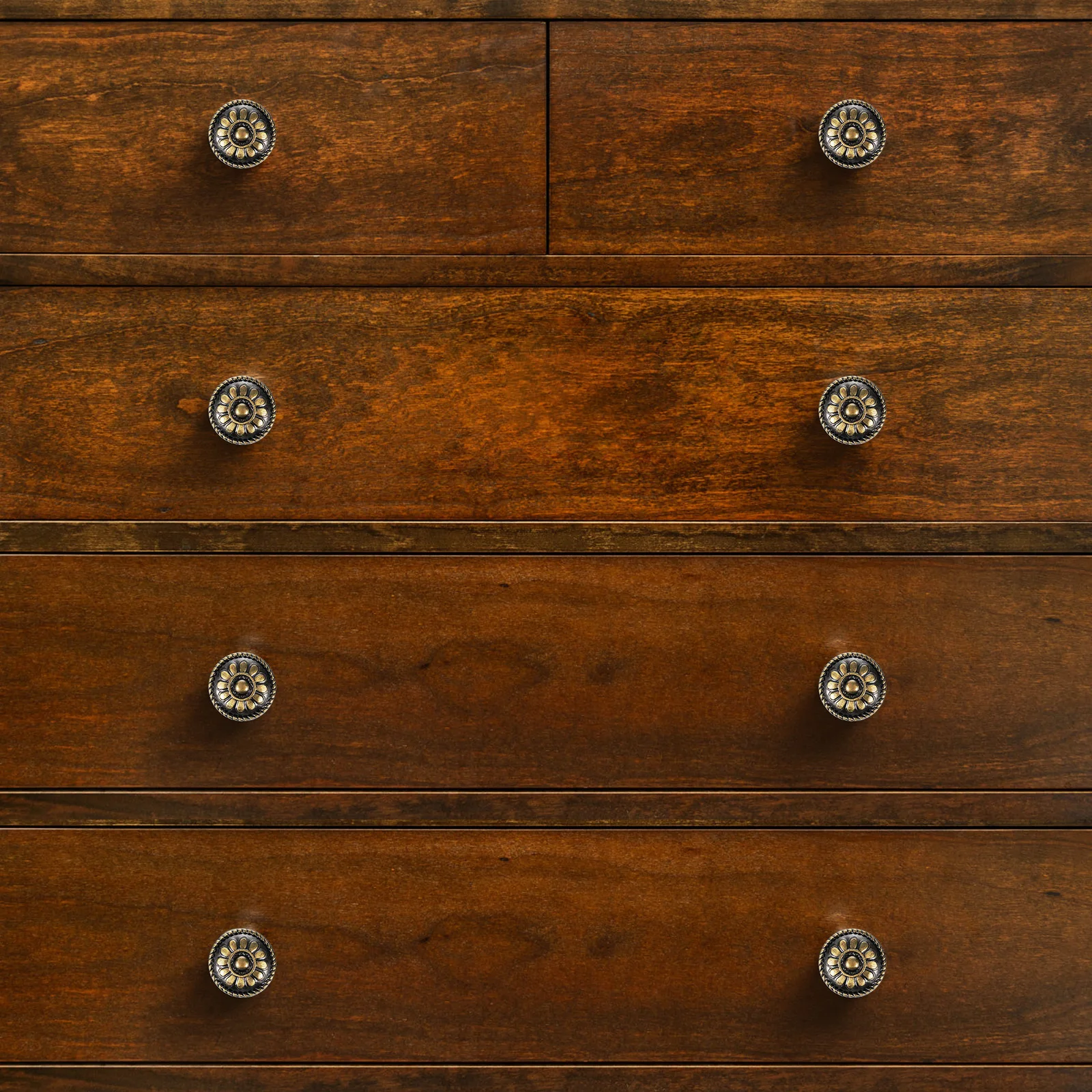 

4Pcs Zinc Alloy Cabinet Handles Vintage Drawer Knobs for Wardrobe Kitchen Dresser Furniture Pulls Drawer Knobs