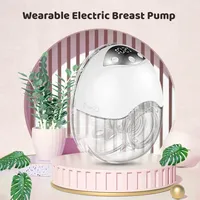 Wearable Breast Pump Hands Free Electric Breast Pump for Breastfeeding 4 Modes 12 Suction Level Low Noise Built-in Battery
