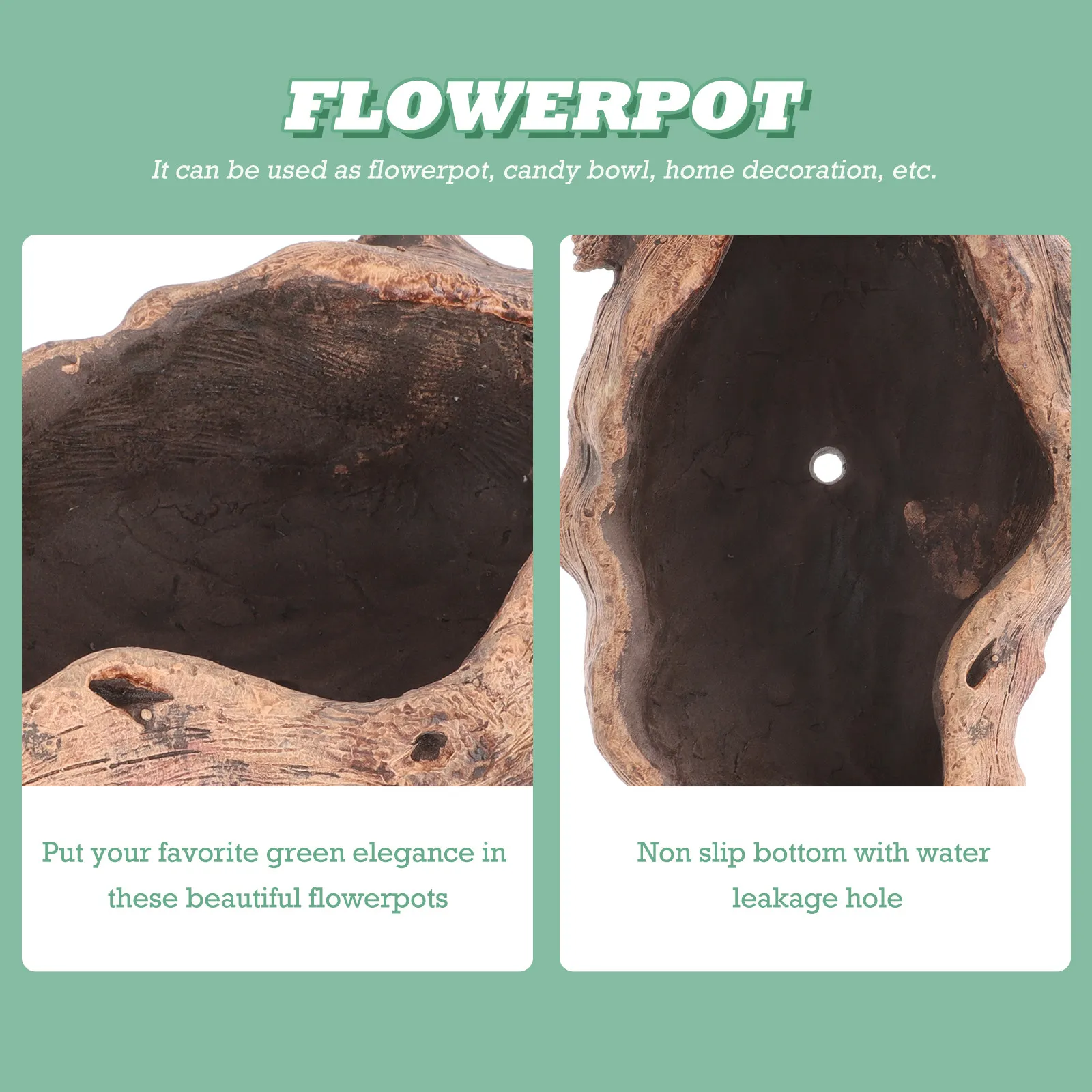 

Кашпо для суккулентов в форме корня дерева, имитация корневой системы, для рабочего стола, балкона, дома, для кактусов