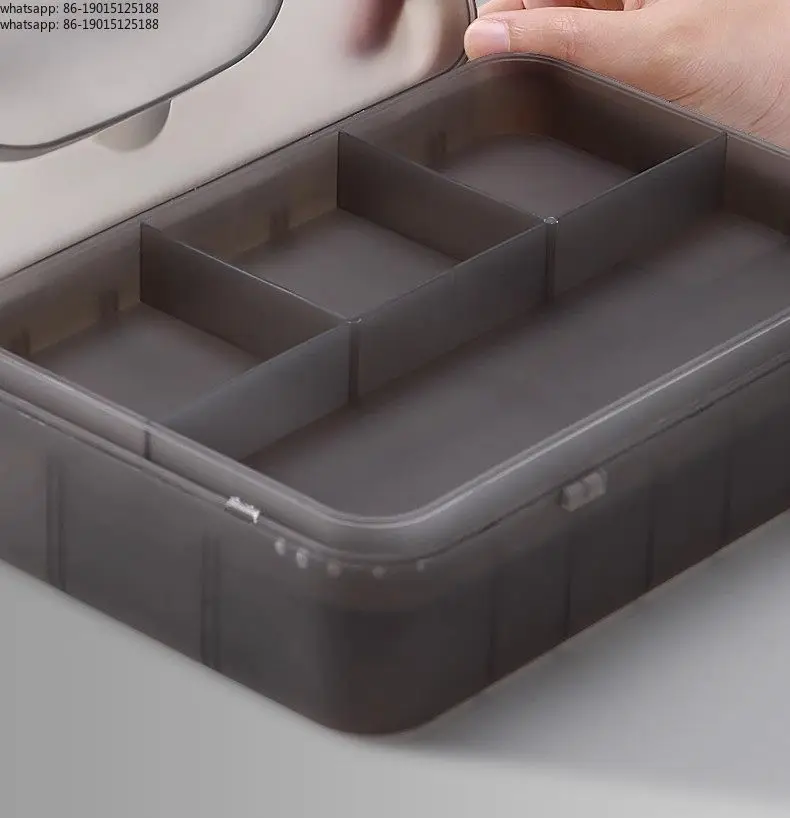 

Портативный двухслойный пенал для эскизов, специальный ящик для хранения карандашей для студентов-художников, инструменты, пластик, большой вместительности