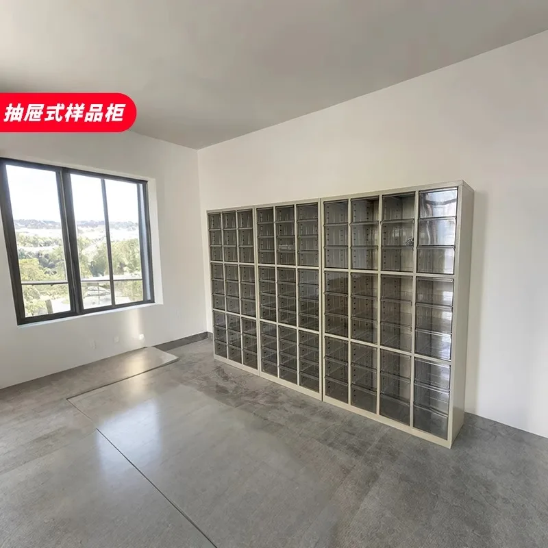 

Office file cabinet Iron Drawer type Thickened sample Display cabinet Data File baking sample