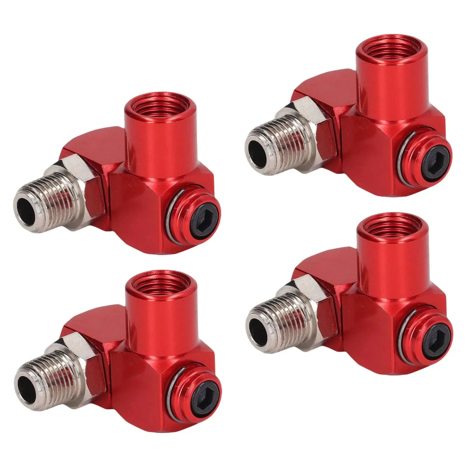 

4 Pieces Air Hose Joint 1/4 inch NPT Easy to Carry and Install Connector