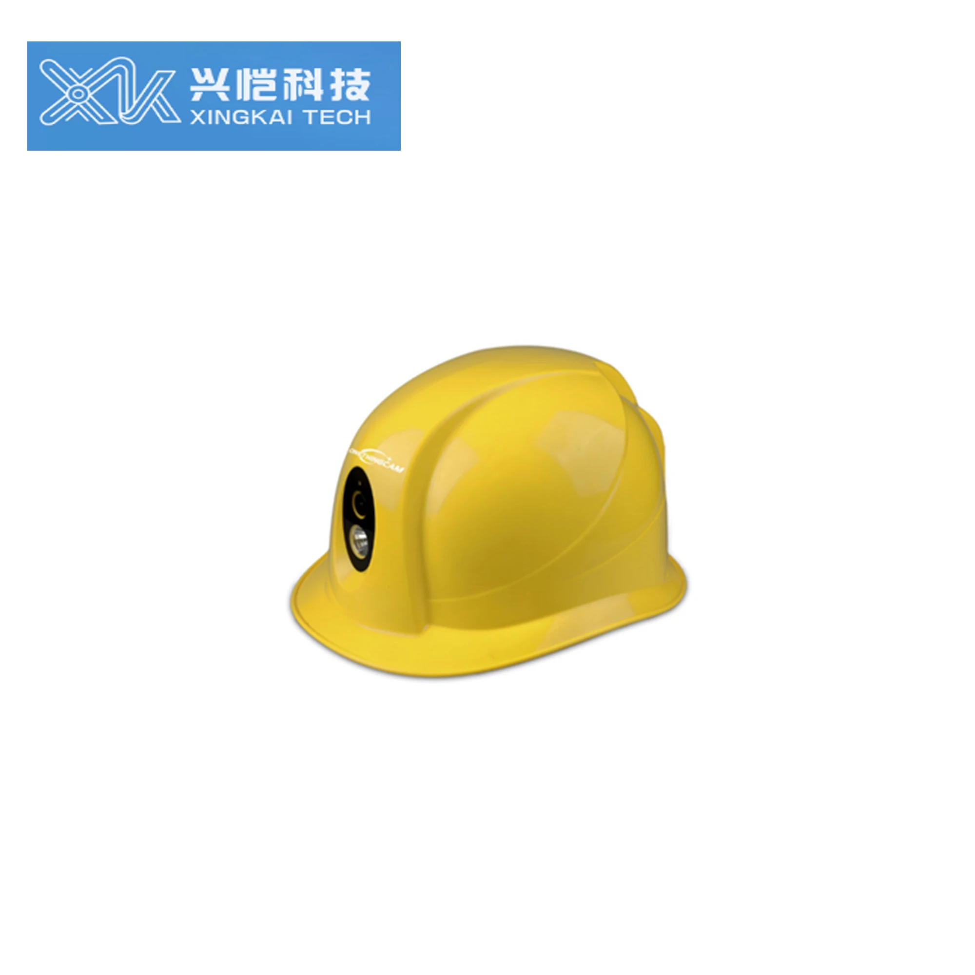 Cámara inteligente con casco de seguridad para transmisión en vivo 4G para construcción, transporte ferroviario, alimentación, centros de minería