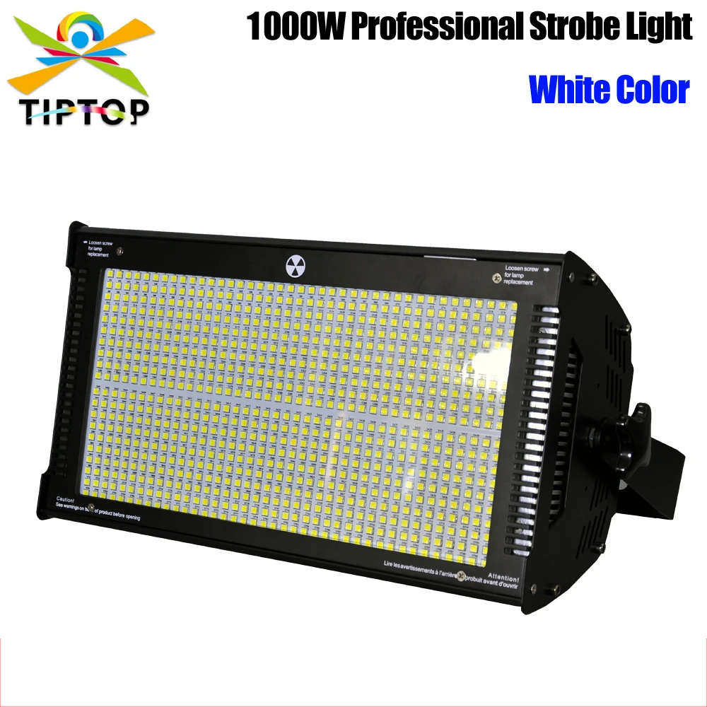 TIPTOP AC90V-240V 1000W Led Strobe Light SMD Tyanshine 50-50 800PCS 1.2W Dual Chip Cold White Color DMX 2/6/8  Channels Mode