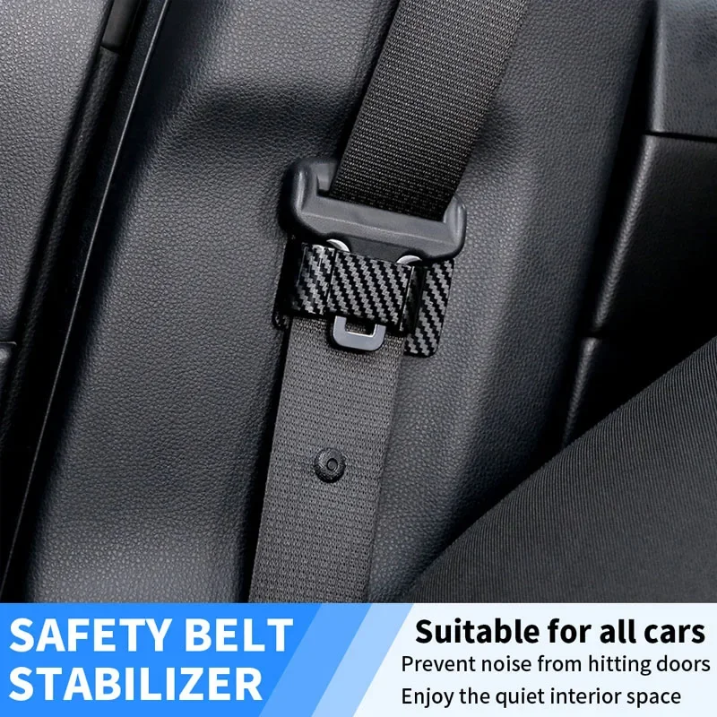 Soporte para cinturón de seguridad de coche, tapón limitador de hebilla, Clip de ajuste para cinturón de seguridad, dispositivo de límite de espaciado antideslizante, accesorios de hebilla fija