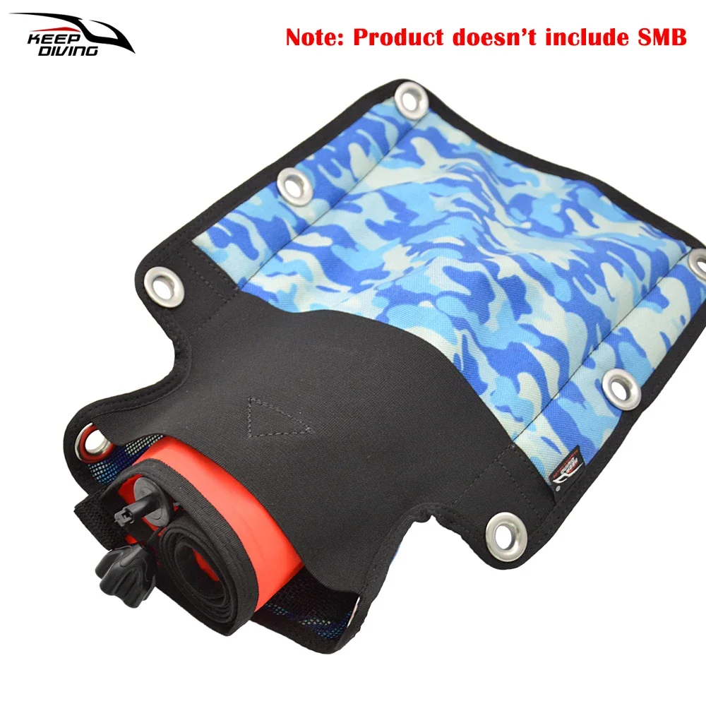 وسادة اللوحة الخلفية للغوص التقنية BCD معدات غواص دعم الظهر لوحة الكترونية معززة وسادة ناعمة للوحة الخلفية #4