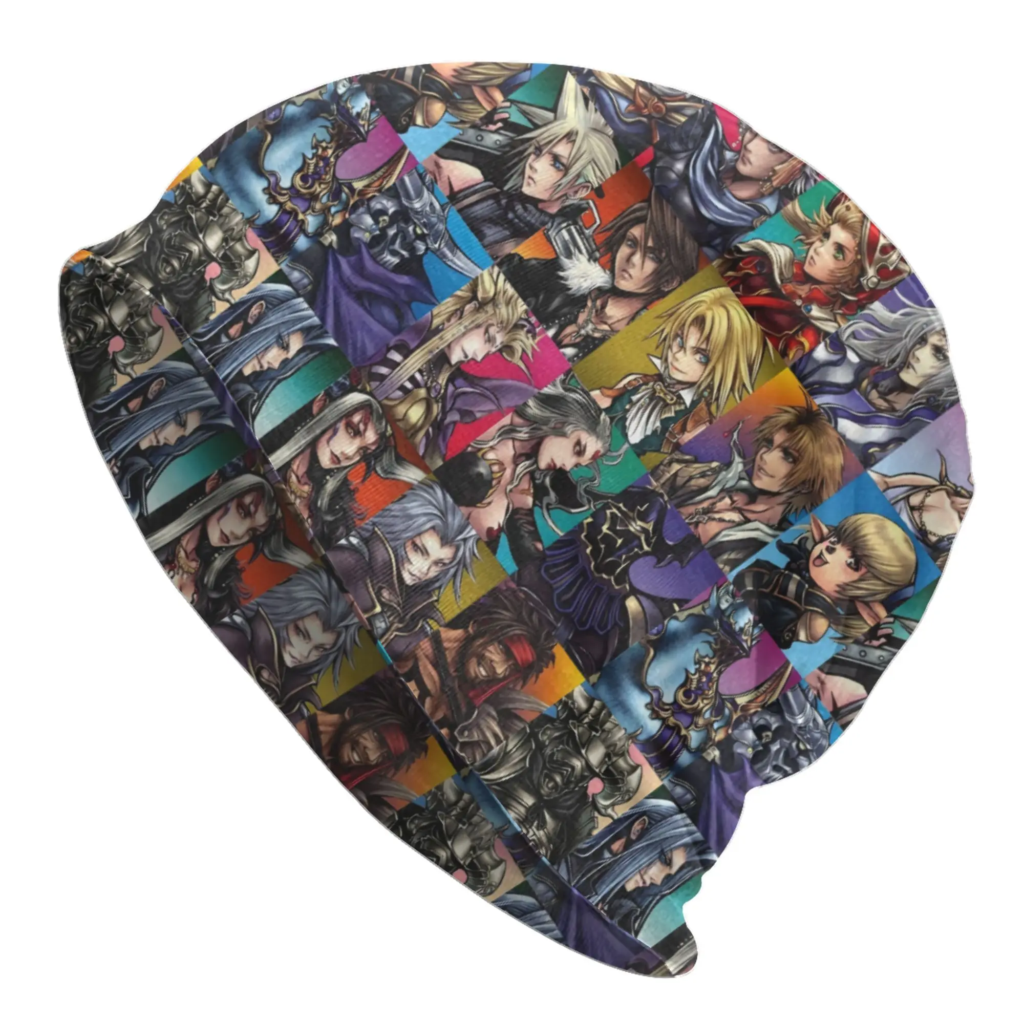 F-Final F-Fantasy Game Japan Fantasy Video Bonnet Hats  Fashion Knit Hat For Women Men Warm Winter  Skullies Beanies Caps