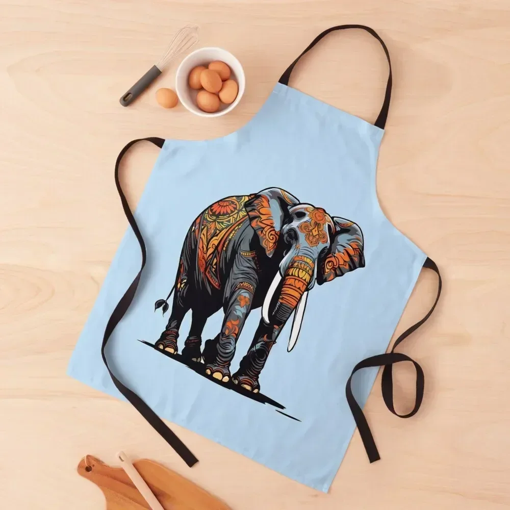 

Beautiful elephant - strong, bold, graceful and serene (2) Apron kitchen and home Woman Kitchens Apron