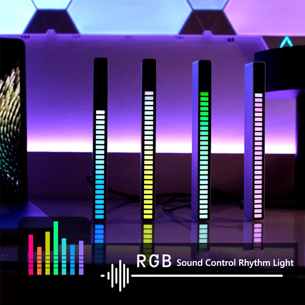 RGB Pickup Lights APP Control Voice-activated Music Rhythm Light No Memory Function Pickup Atmosphere Light Home Room Decor