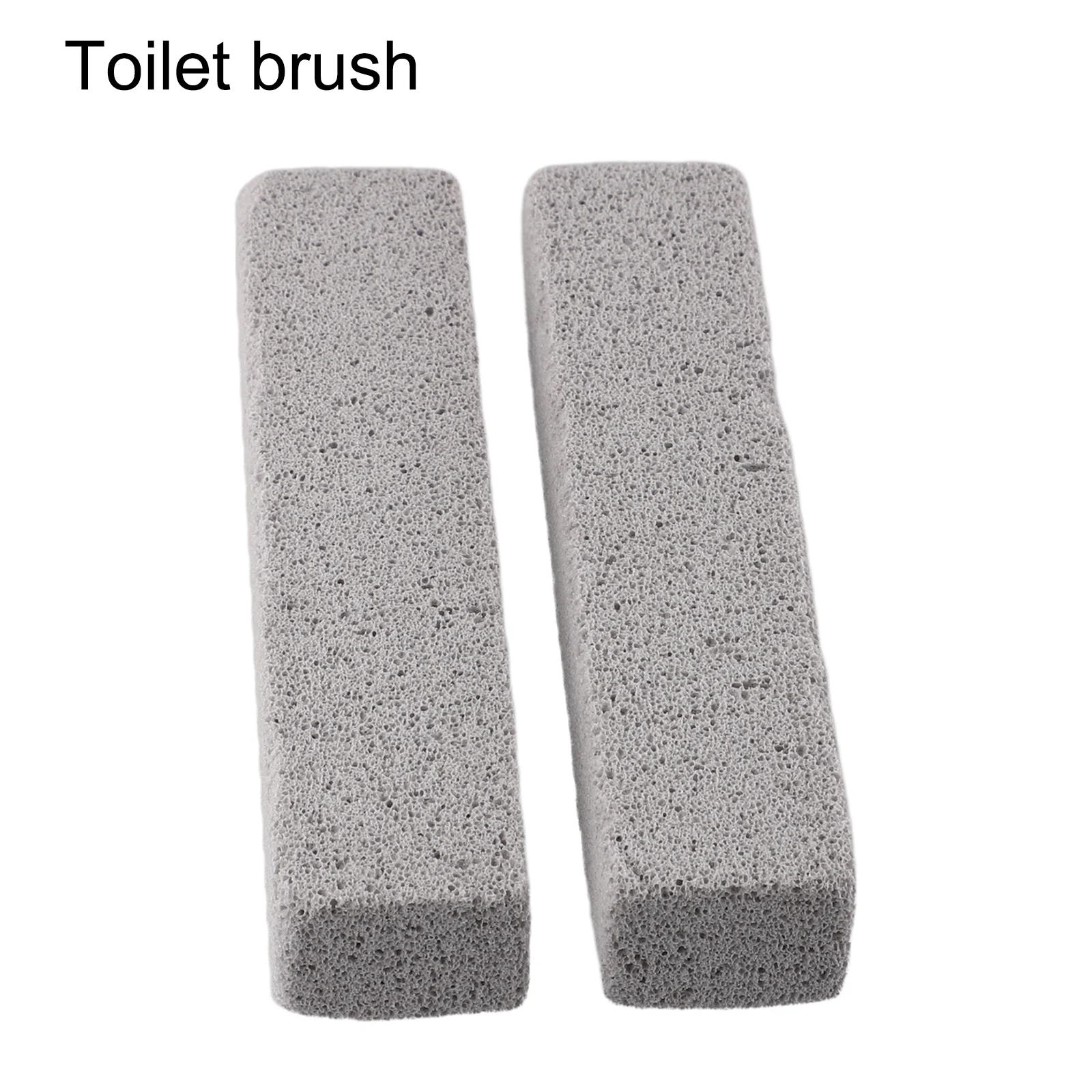 2 Piece Pumice Cleaner for Home Use on Toilet Bowls Grills Pool Tiles Spas Removing Calcium Rust and Mineral Buildup