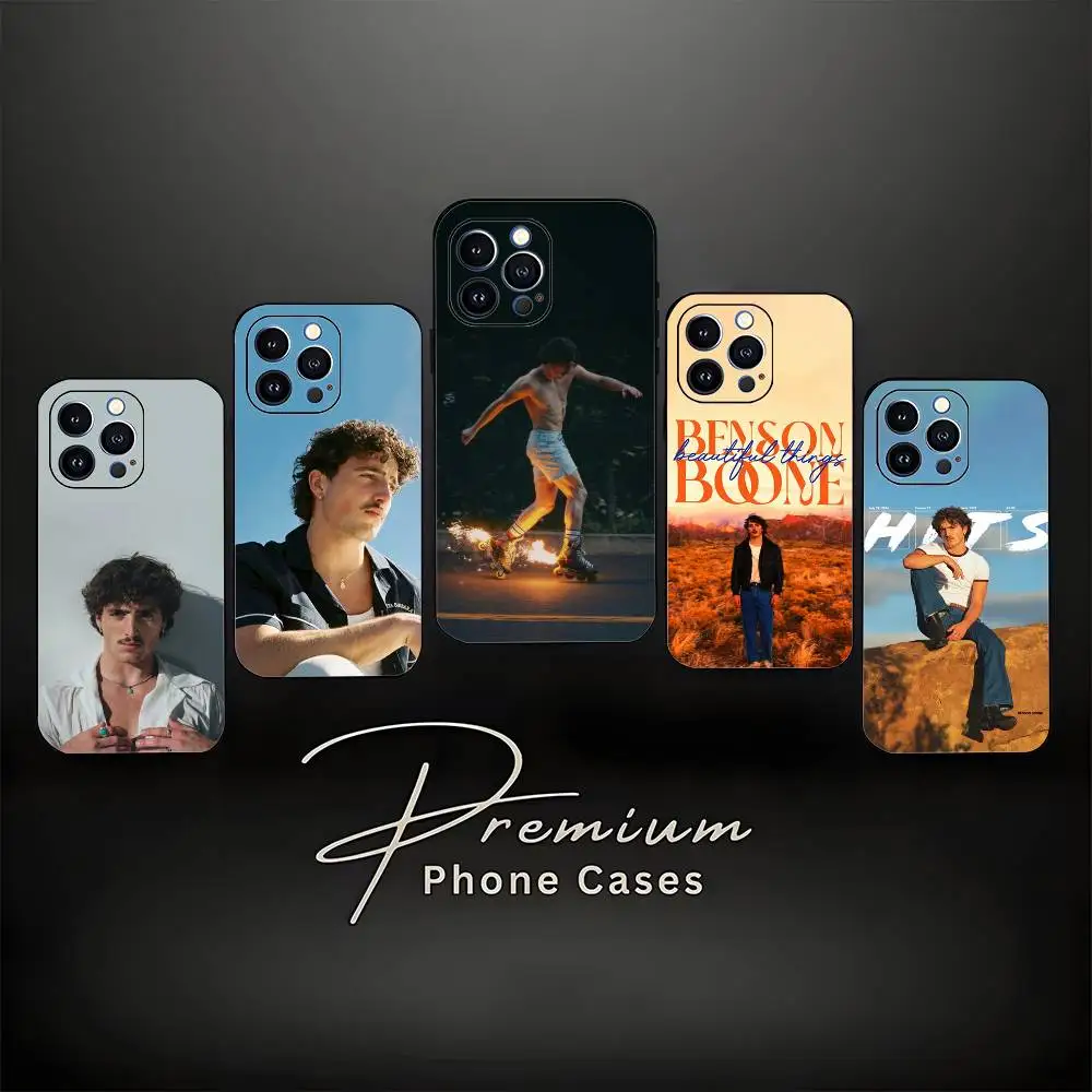 

Beautiful Things B-Benson B-Boone Phone Case iPhone 17,16,15,14,13,12,11 ,Pro Max,XS,X,XR,SE,Mini,8,7,Soft Silicone Black Cover