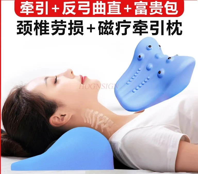 

Neck and Shoulder Relaxer, Neck Stretcher with Magnetic Therapy, Cervical Traction Device for TMJ Pain Relief and Muscle Relax